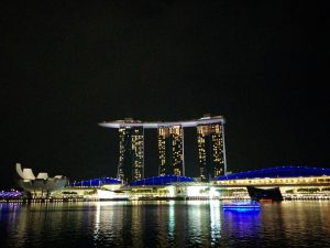 Marina Bay Sands Singapore at night