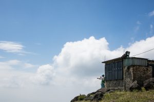 活動的終點是大帽山副峰：妙高台山火瞭望台