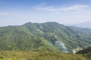 龍山遠望九龍坑山