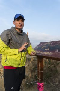 獅子山精神隊隊員Raymond 成功登上針山