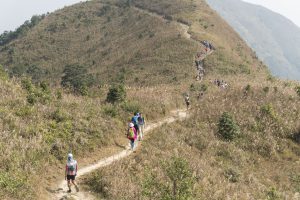 天公造美，多次登上八仙嶺，今次的天氣最適合。