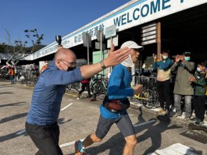 最後一段路還有能力爆，跑回終點。